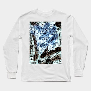 Street Art NYC Urban Style Graffiti Tag Long Sleeve T-Shirt